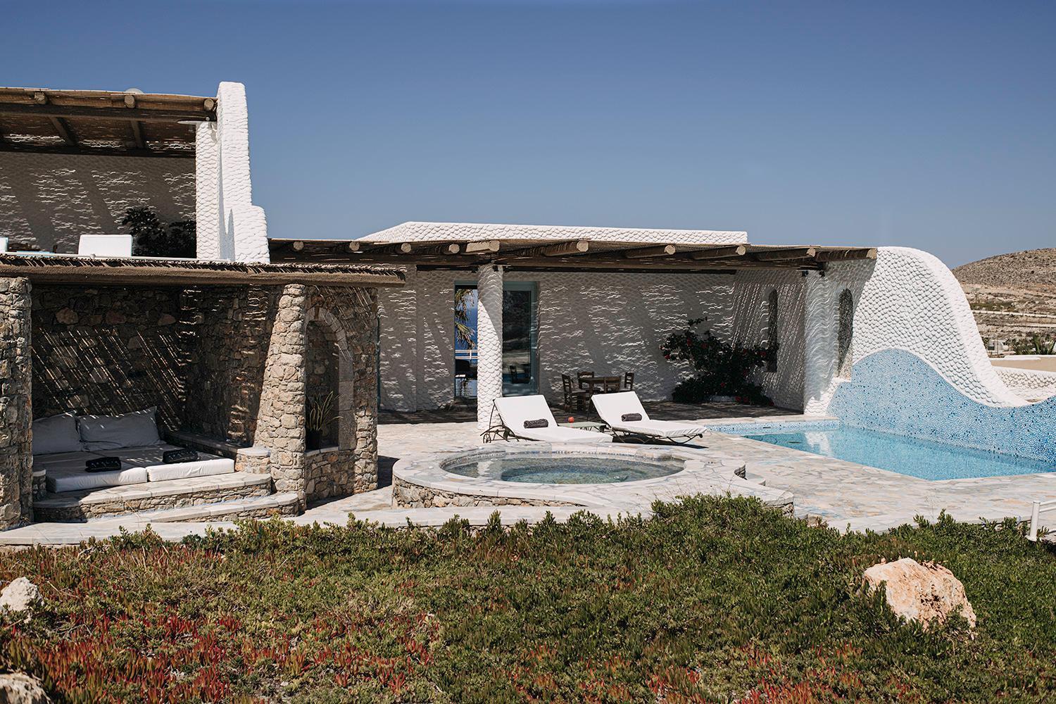 Agalia Luxury Suites Koumpara Quarto foto
